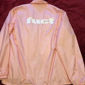 Pink FUCT Coaches Jacket